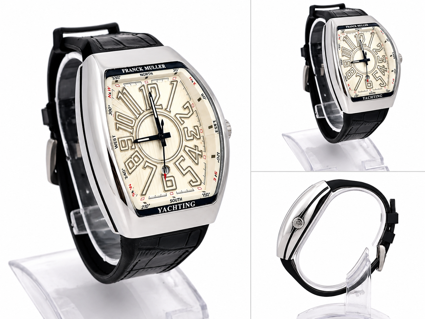 Black and off-white RM watch