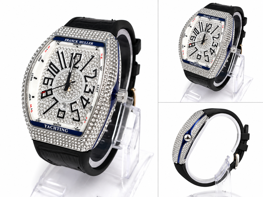 Black and white RM watch