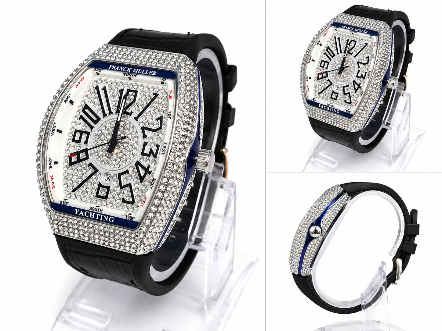 Black and white RM watch
