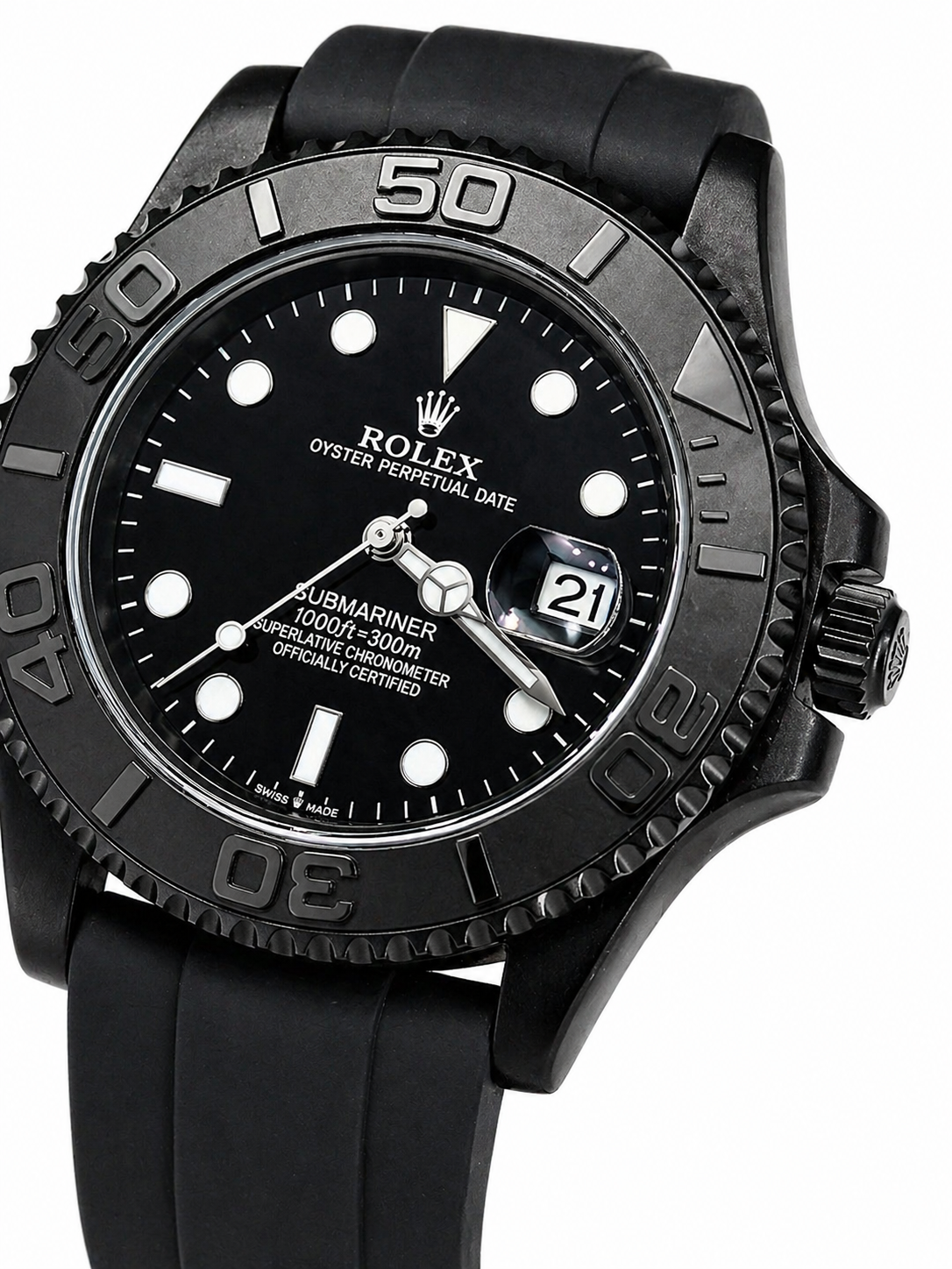 Black Rolex watch